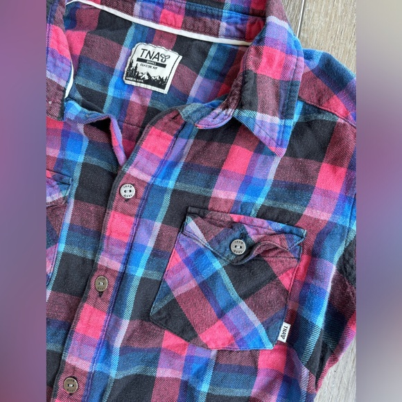 TNA classic fit plaid button up - Picture 6 of 7